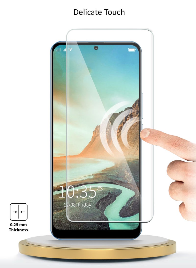 Wtech Honor 50 5G 2021 Premium Curved Edges UV Full Glue Full Cover Tempered Glass Screen Protector (MSGUCN) - Clear - Image 5