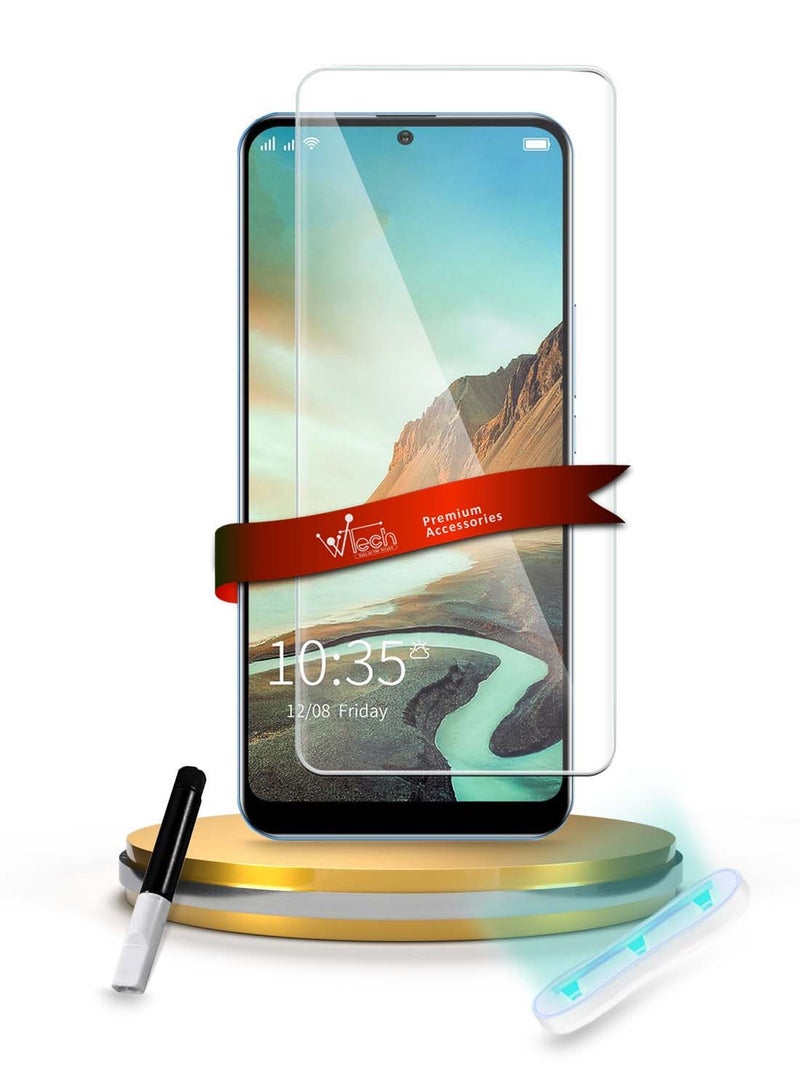 Wtech Honor 50 5G 2021 Premium Curved Edges UV Full Glue Full Cover Tempered Glass Screen Protector (MSGUCN) - Clear - Image 1