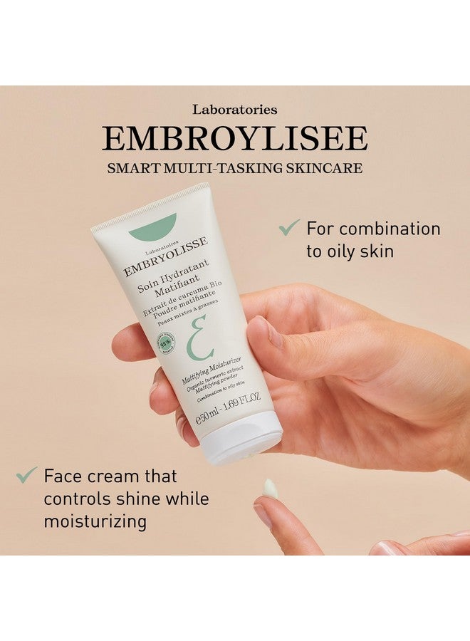 Embryolisse Mattifying Moisturizer - Oil Control Face Cream for Oily to Combination Skin - Hydrates & Moisturizes the Skin, Lightweight Formula, Safe for Sensitive Skin - 1.69 Fl Oz - Image 2