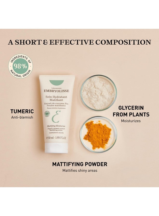 Embryolisse Mattifying Moisturizer - Oil Control Face Cream for Oily to Combination Skin - Hydrates & Moisturizes the Skin, Lightweight Formula, Safe for Sensitive Skin - 1.69 Fl Oz - Image 4