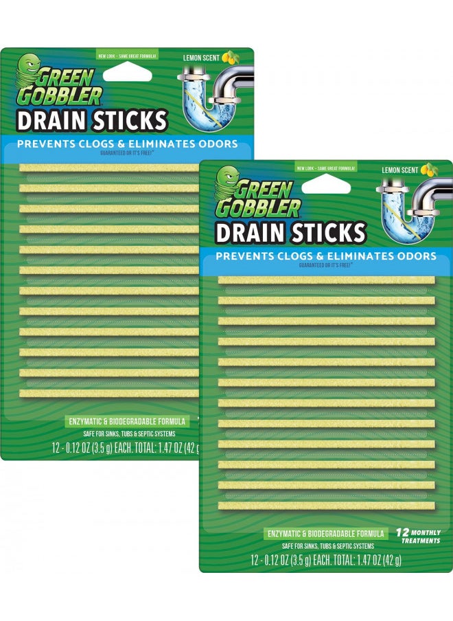 Lemon Scent BIO-Flow Drain Strips | Drain Cleaner & Deodorizer | Garbage Disposal Deodorizer | Sink Drain Cleaner - 24 Drain Strips - pzsku/Z180F1C82DC3DA28588D1Z/45/_/1728156825/0695d7a7-868a-46c2-8b85-1643db13ab49