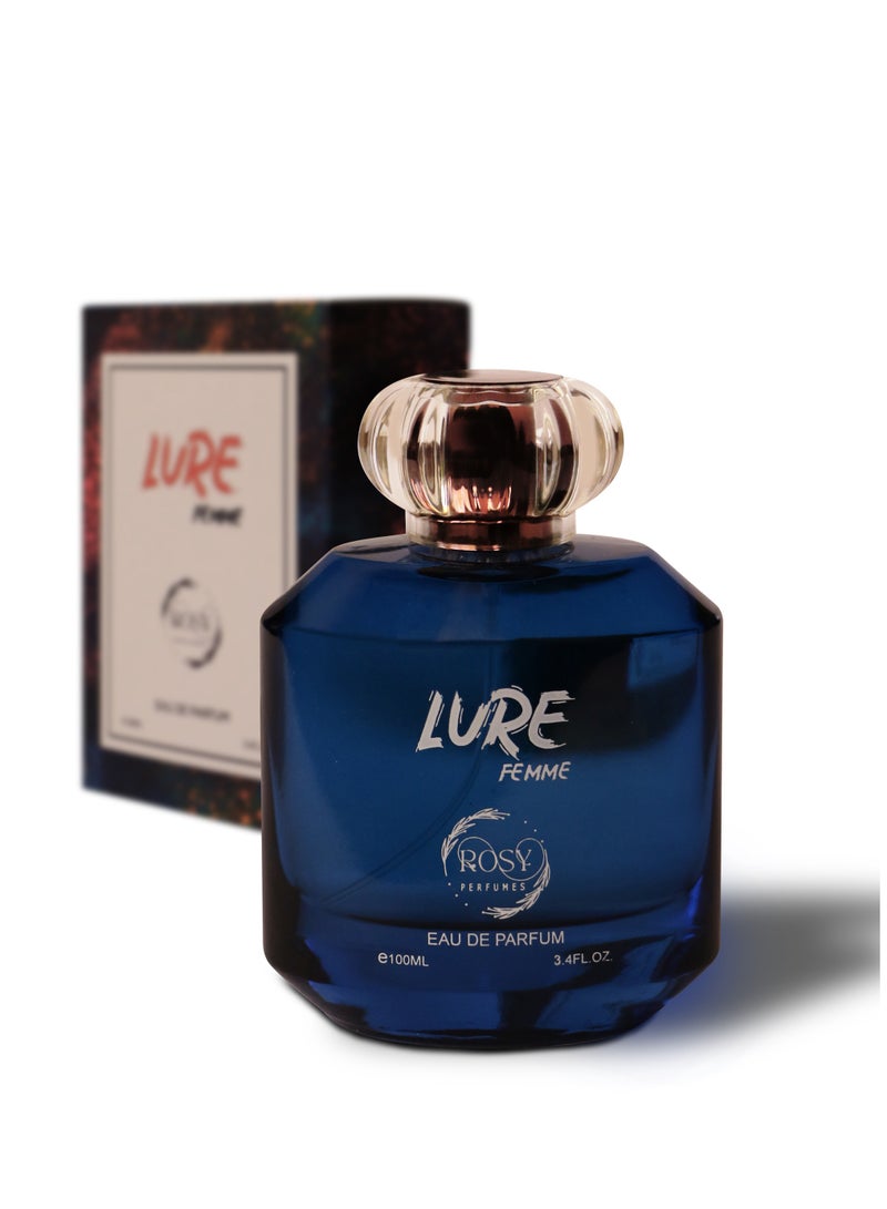 ROSY PERFUMES LURE Women's Perfume 100ML Lovely Modern Floral Fragrance Long-Lasting Scent  Perfect Gift for Her - Image 4