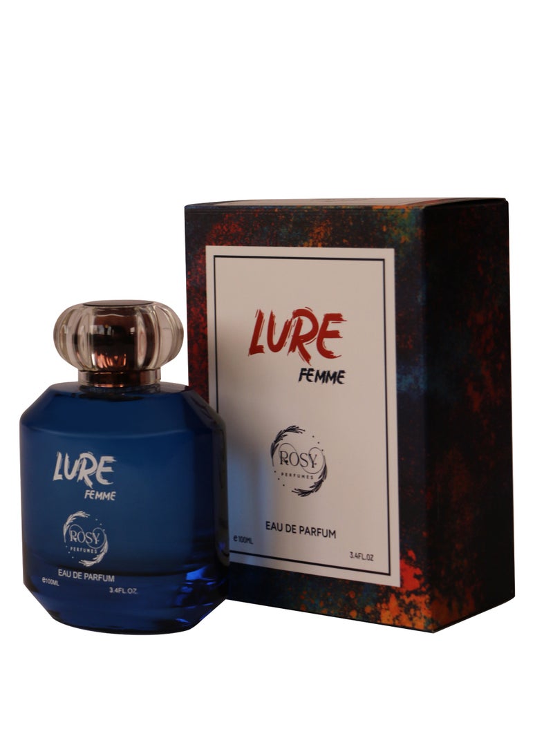 ROSY PERFUMES LURE Women's Perfume 100ML Lovely Modern Floral Fragrance Long-Lasting Scent  Perfect Gift for Her - Image 1