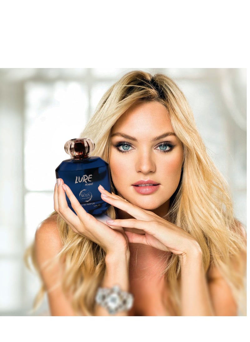 ROSY PERFUMES LURE Women's Perfume 100ML Lovely Modern Floral Fragrance Long-Lasting Scent  Perfect Gift for Her - Image 5