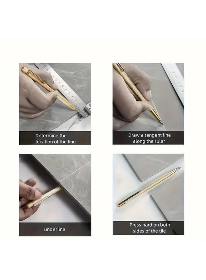 1pc Tungsten Steel Alloy Pen Tile Cutter Glass Hand Tool Iron Aluminum Marble Marker - Image 5