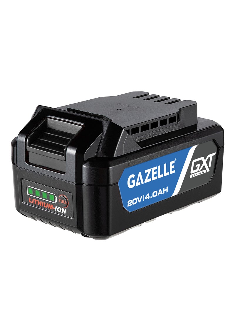 Gazelle بطارية لي-أيون 20 فولت 4.0Ah من غازيل GC1040 مع ضمان لمدة سنة
