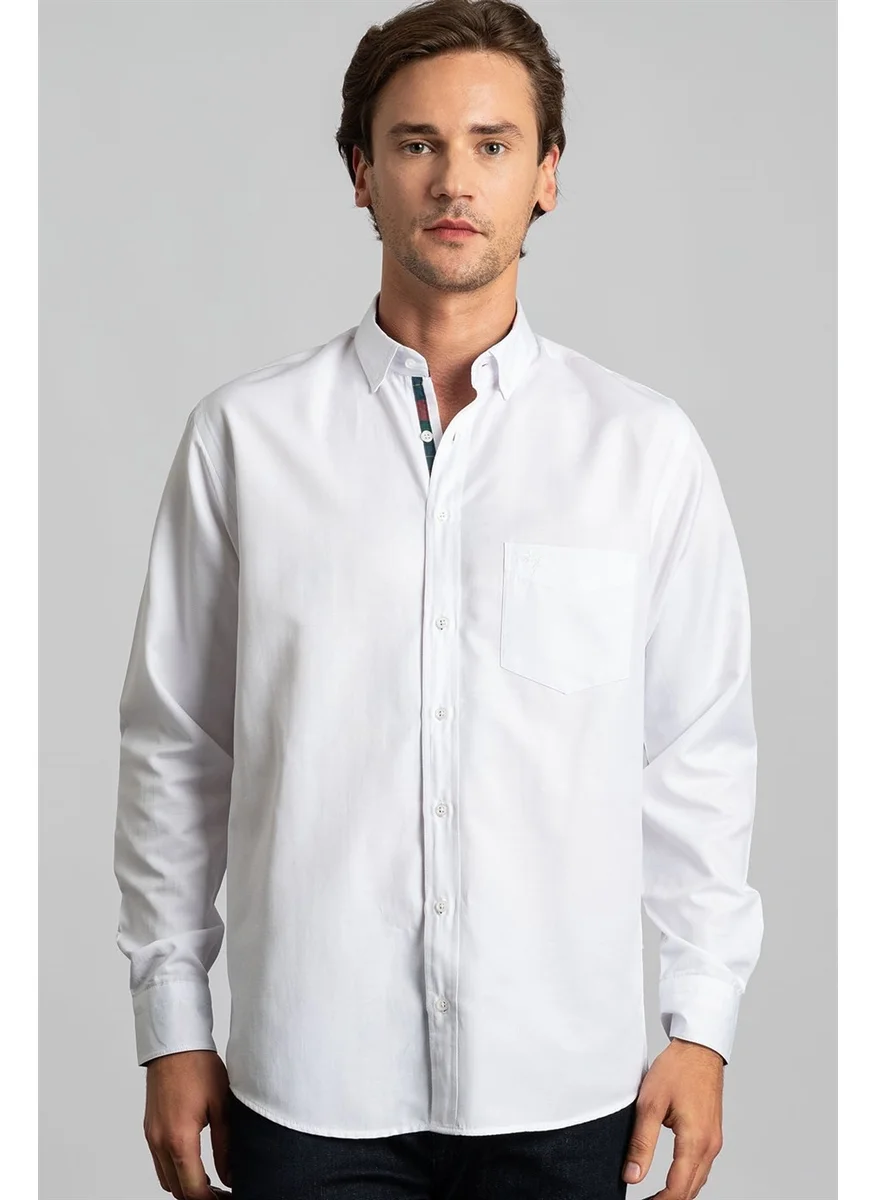 Tudors Classic Fit 81/1 White Men's Shirt