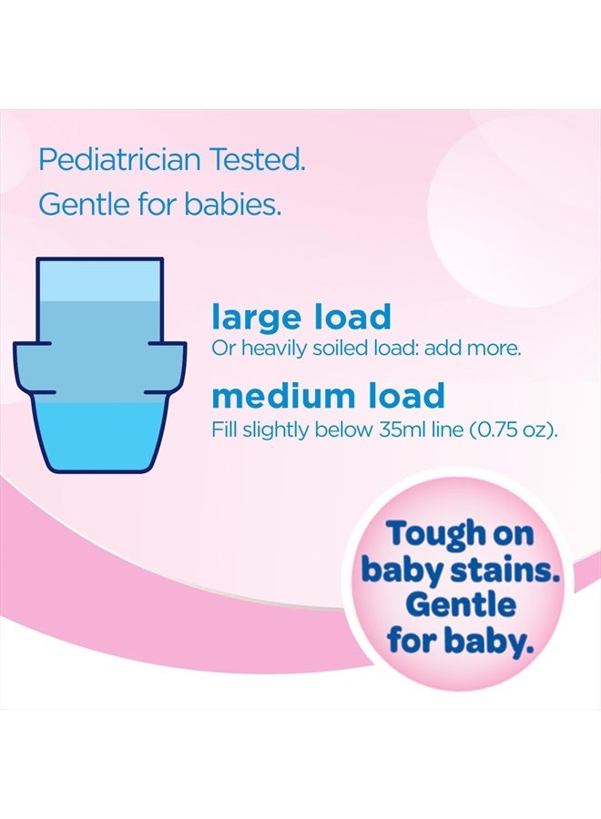 All Liquid Laundry Detergent, Gentle for Baby, Hypoallergenic & Free Of Dyes, 2X Concentrated, 100 Loads - Image 5