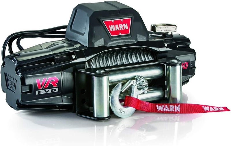 WARN ونش وارن VR إيفو 10، 10,000 رطل مع حبل فولاذي وجهاز تحكم عن بعد لاسلكي، 12 فولت - Image 5