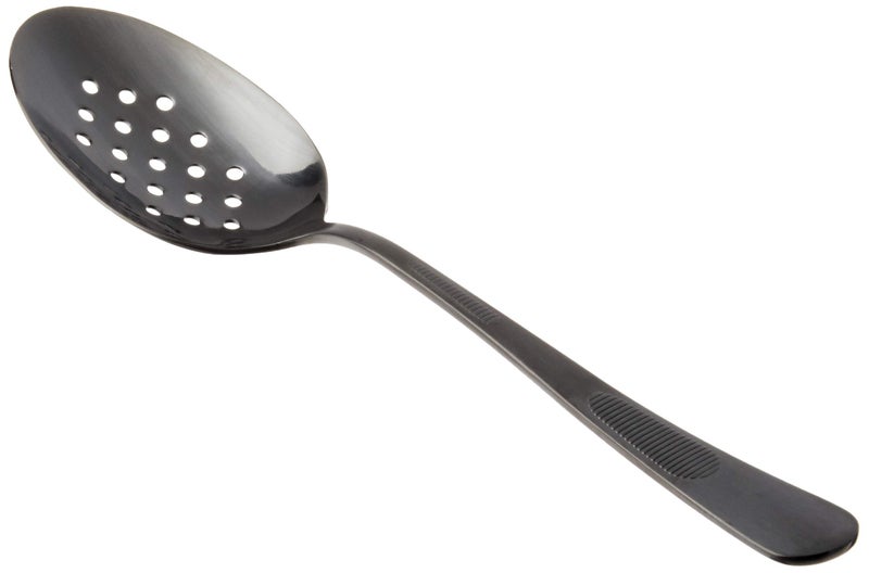 Mercer Culinary 188 Stainless Steel Plating Spoon 9 Inch Matte Black