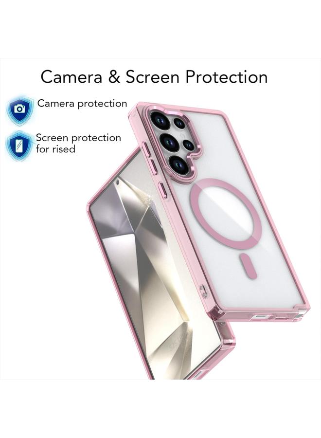 erorex Case For Samsung Galaxy S25 Ulltra 5G MagSafe Magnetic Clear Phone Case - Image 3