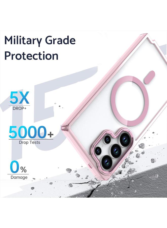 erorex Case For Samsung Galaxy S25 Ulltra 5G MagSafe Magnetic Clear Phone Case - Image 2