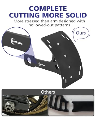 INKUDRI Universal Curved Motorcycle License Plate Bracket With Light Motorcycle License Plate Relocation Holder Swing Arm Side Mount Tag Frame For Sportster s Rebel 500 YZF Vulcan S 650 Cruiser Iron 883 1200 - Image 2