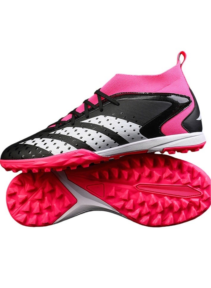 SKT Shiketro Men's And Women's Football Shoes, Outdoor Turf Indoor Football Training Shoes, Low-Top Breathable And Non-Slip Sports Shoes, Football Track And Field Training Shoes, Long Spikes And Short Spikes - Image 1
