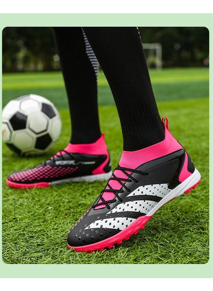 SKT Shiketro Men's And Women's Football Shoes, Outdoor Turf Indoor Football Training Shoes, Low-Top Breathable And Non-Slip Sports Shoes, Football Track And Field Training Shoes, Long Spikes And Short Spikes - Image 2