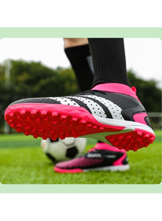 SKT Shiketro Men's And Women's Football Shoes, Outdoor Turf Indoor Football Training Shoes, Low-Top Breathable And Non-Slip Sports Shoes, Football Track And Field Training Shoes, Long Spikes And Short Spikes - Image 3