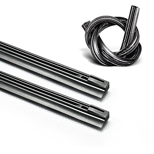 ASLAM Wiper Blade Refills 17" 6mm for Conventional Frame Windshield Wipers(Set of 2) - Image 1