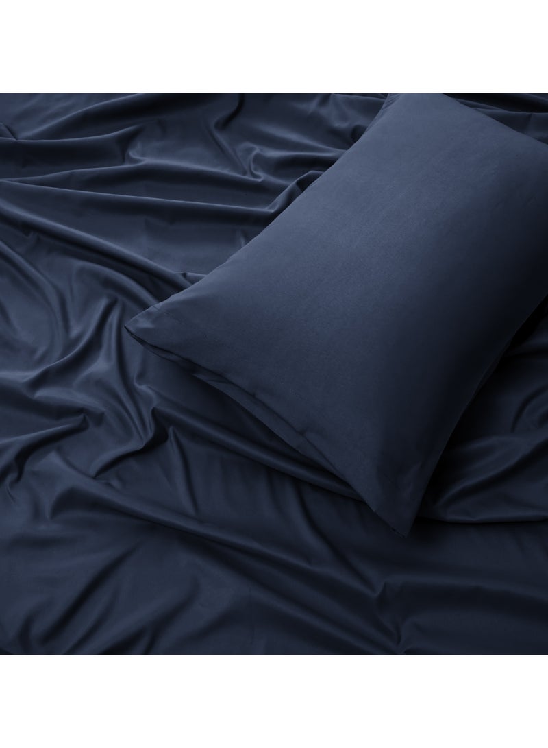 Panax Bedding Single Bed Sheets Set - 3 Piece Bedding - Brushed Microfiber - Shrinkage and Fade Resistant - Easy Care (Navy, Single) - Image 3