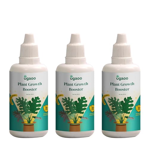 UGAOO Plant Booster for Speed Growth Combo Pack (3 x 50 ml) | Plant Growth Booster Liquid & Organic Plant Booster Liquid Fertilizer | Liquid Fertilizer for Indoor Plants Home Garden & Flower Plants - Image 1