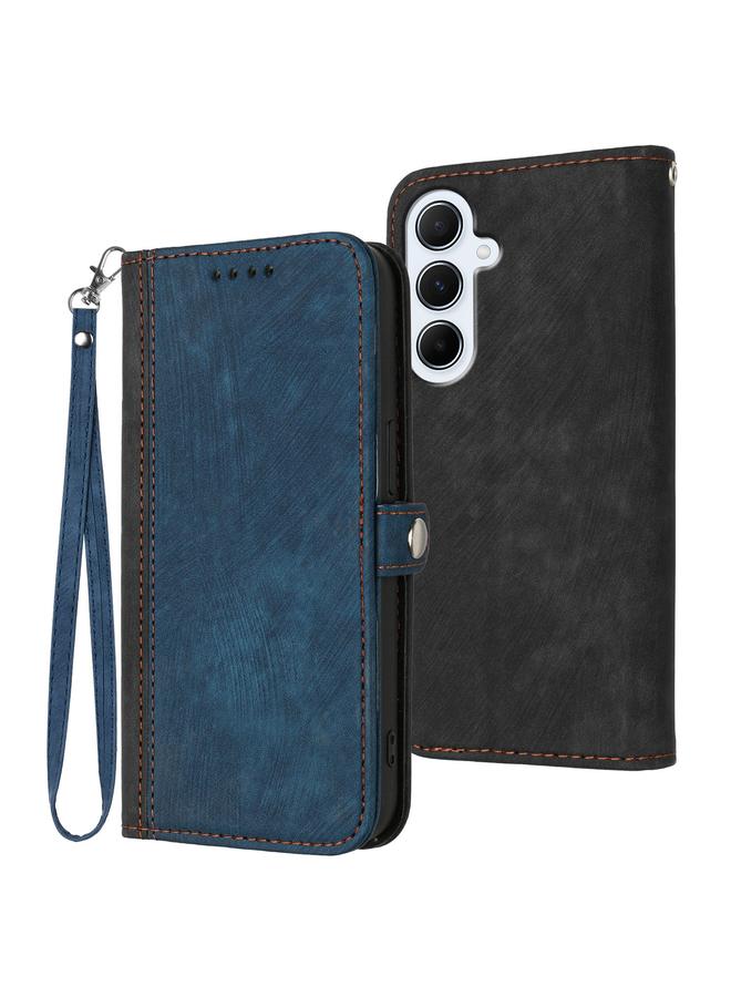 اس-توب جراب هاتف جلدي لهاتف Samsung Galaxy A56 5G مع مشبك جانبي وحزام يد مزدوج الطي - Image 1