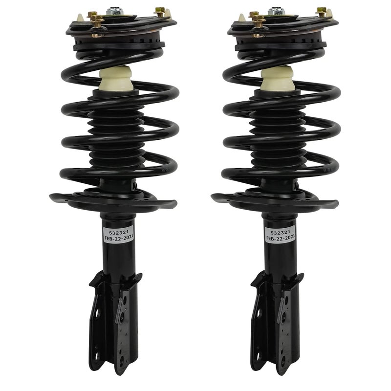 Generic Detroit Axle - Front Left and Right Struts Assembly Replacement for 2006 2007 2008-2011 Cadillac DTS Buick Lucerne - 2pc Set  - Image 1
