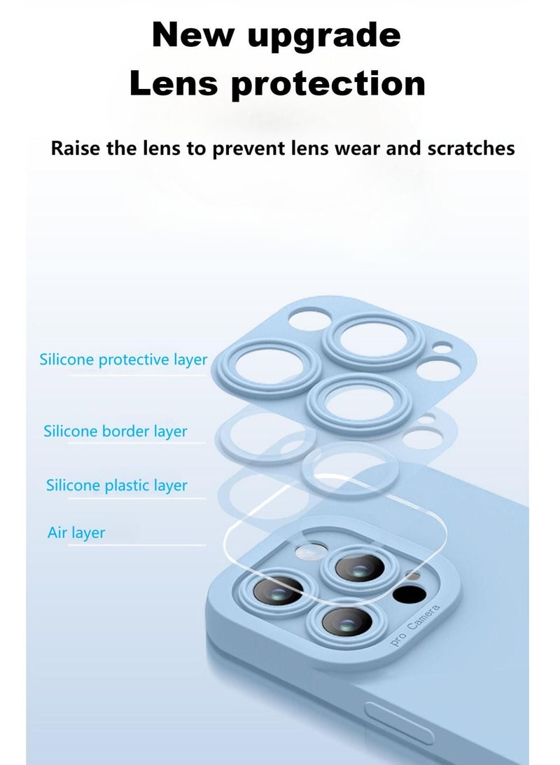 بوبو غطاء حماية سيليكون لهاتف آيفون 13 برو ماكس 6.7 بوصة - Image 5