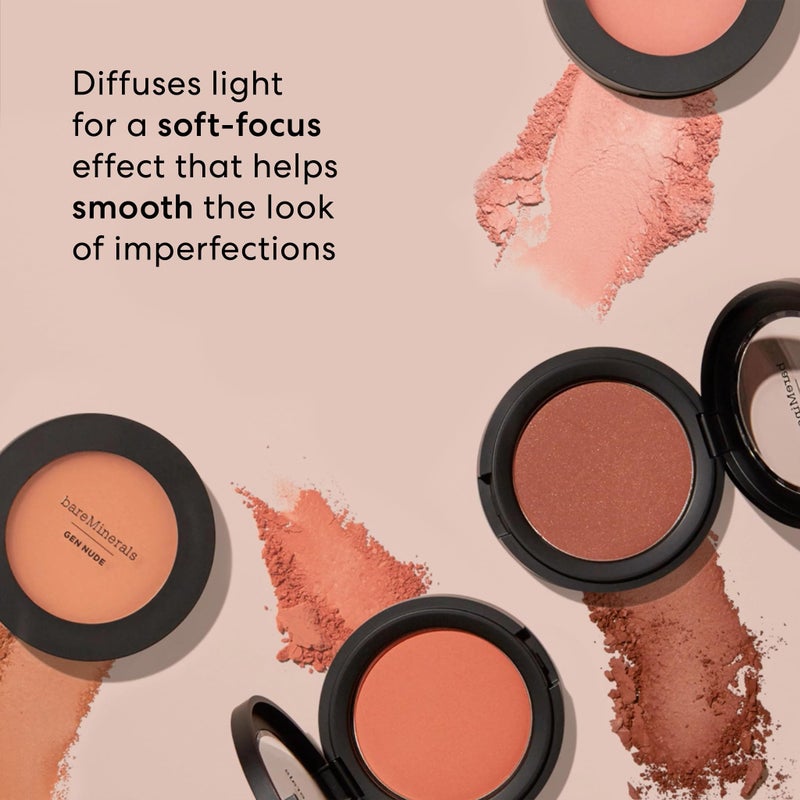 bareMinerals Gen Nude Powder Blush, Peachy Keen, Vegan, Cruelty-Free & Dermatologist-Tested - Image 3