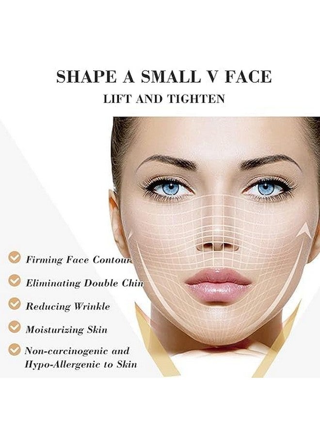 Bindex Women V Line Lifting Face Mask, Double Chin Reducer Mask V Shaped Slimming Face Mask Chin Up Patch for Firming Tightening and Moisturizing Skin For Women - Image 4