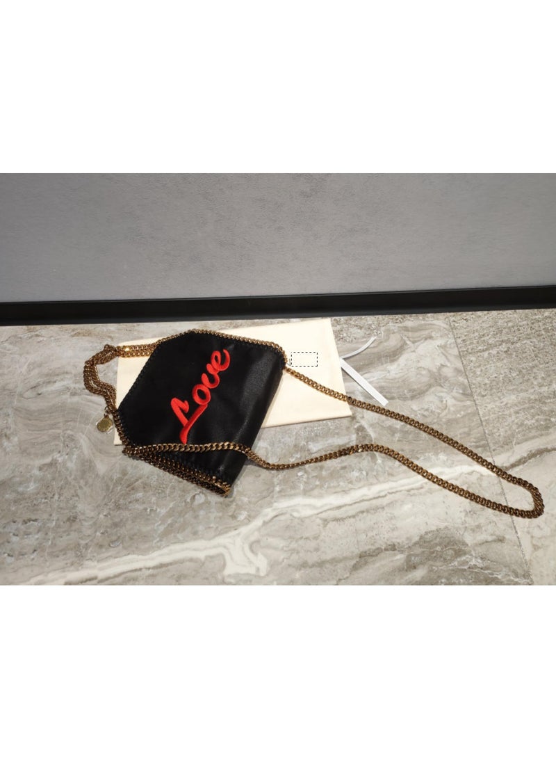stella falabella tiny size chain tote bag love - Image 3