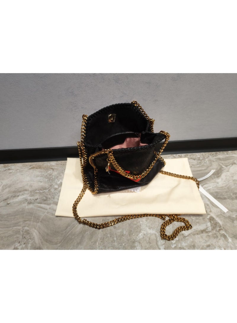 stella falabella tiny size chain tote bag love - Image 2