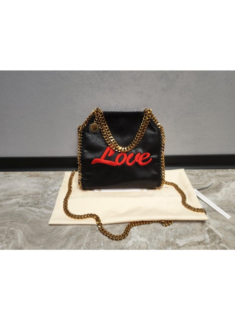 stella falabella tiny size chain tote bag love - Image 1