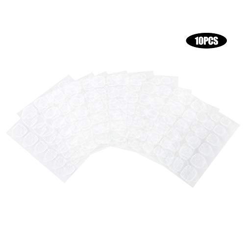 Rotekt 10 Sheets Transparent Double-Sided Adhesive Tapes, Nail Sticker for Press on Nail Sticky Tabs,Toenail Toe Nail Sticker for Fake Faux Nails, Nail Glue Sticker False Nail Tips - Image 5