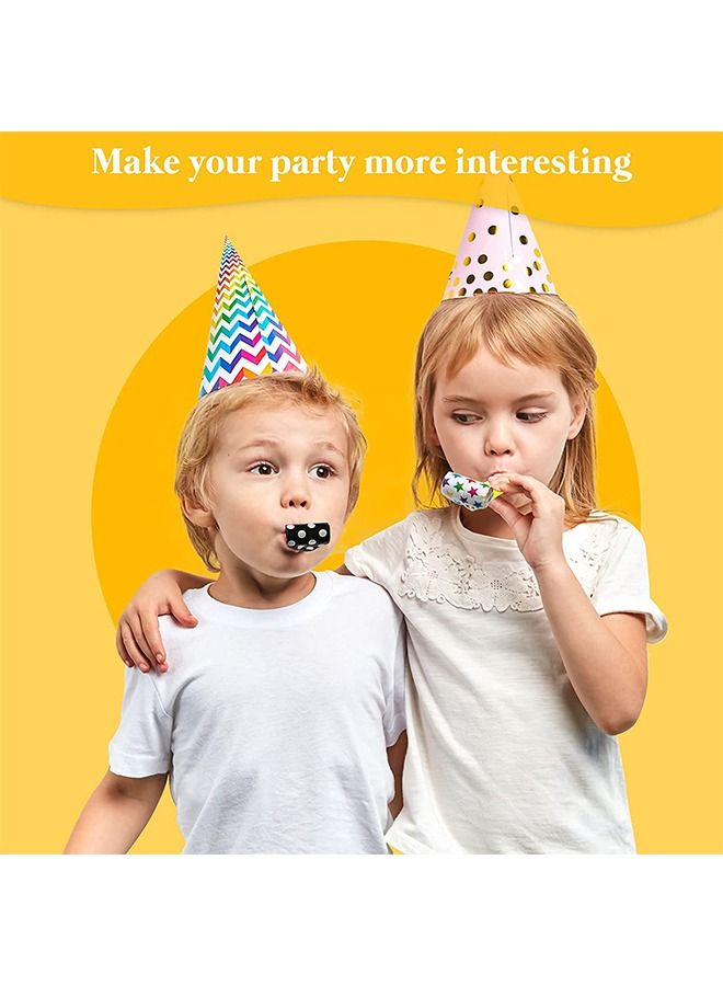 Bee 20Pcs Blowouts Noisemakers Funny Party Blowouts Blowers Musical Blowouts Party Horns Colorful Musical Paper Noisemakers Blowouts Whistles Party Supplies Decorative Toys - Image 5