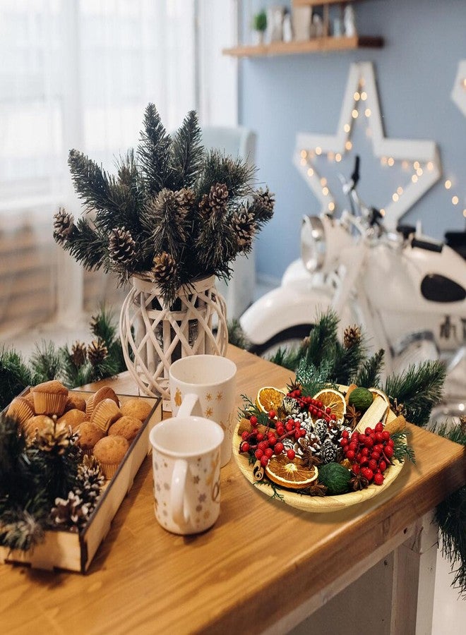 Pextian Old-Timey Christmas Potpourri Bowl Filler, Decorative Christmas Vase Filler Decor with Cinnamon Sticks, Star Anise, Cloves, Dried Orange Slices, Pine Cones, Red Berry, Vase Filler for Hostess - Image 4
