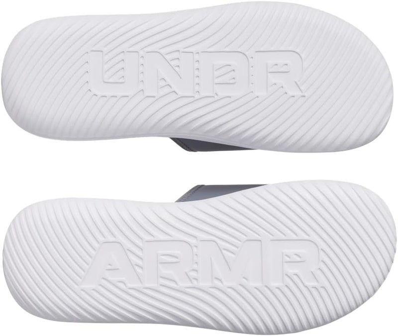 UNDER ARMOUR صندل أندر أرمور للرجال Ignite Pro 8 - رمادي تيتان/رمادي بعيد/كاسل روك - Image 3