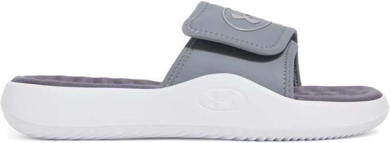 UNDER ARMOUR صندل أندر أرمور للرجال Ignite Pro 8 - رمادي تيتان/رمادي بعيد/كاسل روك - Image 5