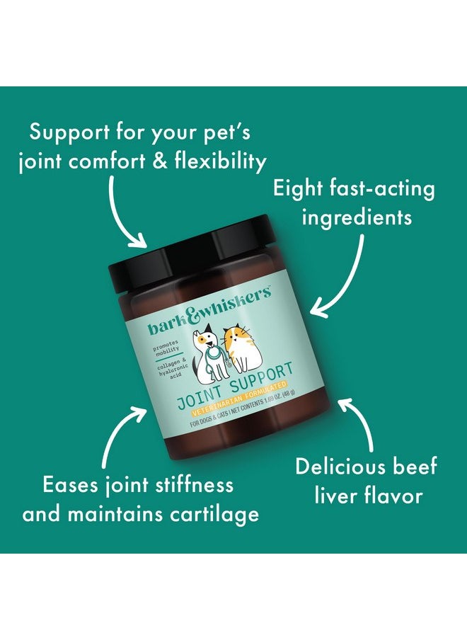 Dr. Mercola Dr. Mercola Bark & Whiskers Joint Support for Dogs & Cats, 1.69 Oz. (48 g), Collagen & Hyaluronic Acid, Promotes Mobility, Veterinarian Formulated, Non-GMO  - Image 4