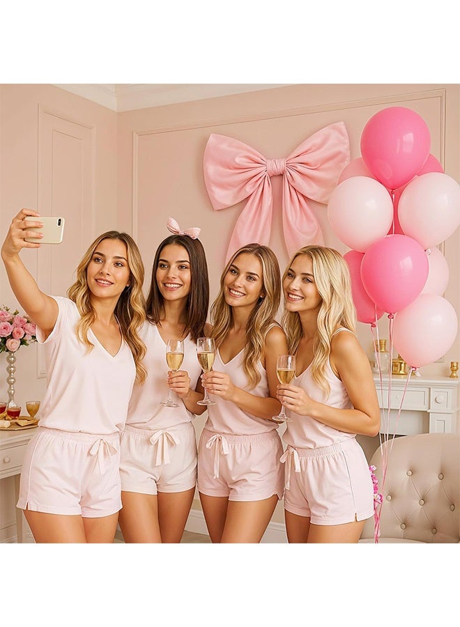 GMORO Bow Decor Large Bow for Room, Coquette Giant Ribbon Tie for Birthday Party Backdrop Wall Decor - Image 5