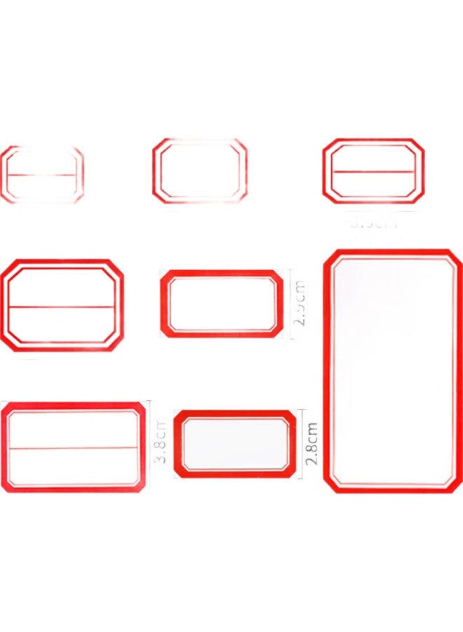 Nvv Label Stickers, 2400 Pieces, 29*20Mm Self-Adhesive Labels, Self-Adhesive Name Tags, Price Tags, Stationery Sticky Notes, Bq-292001 Red-60 - Image 3