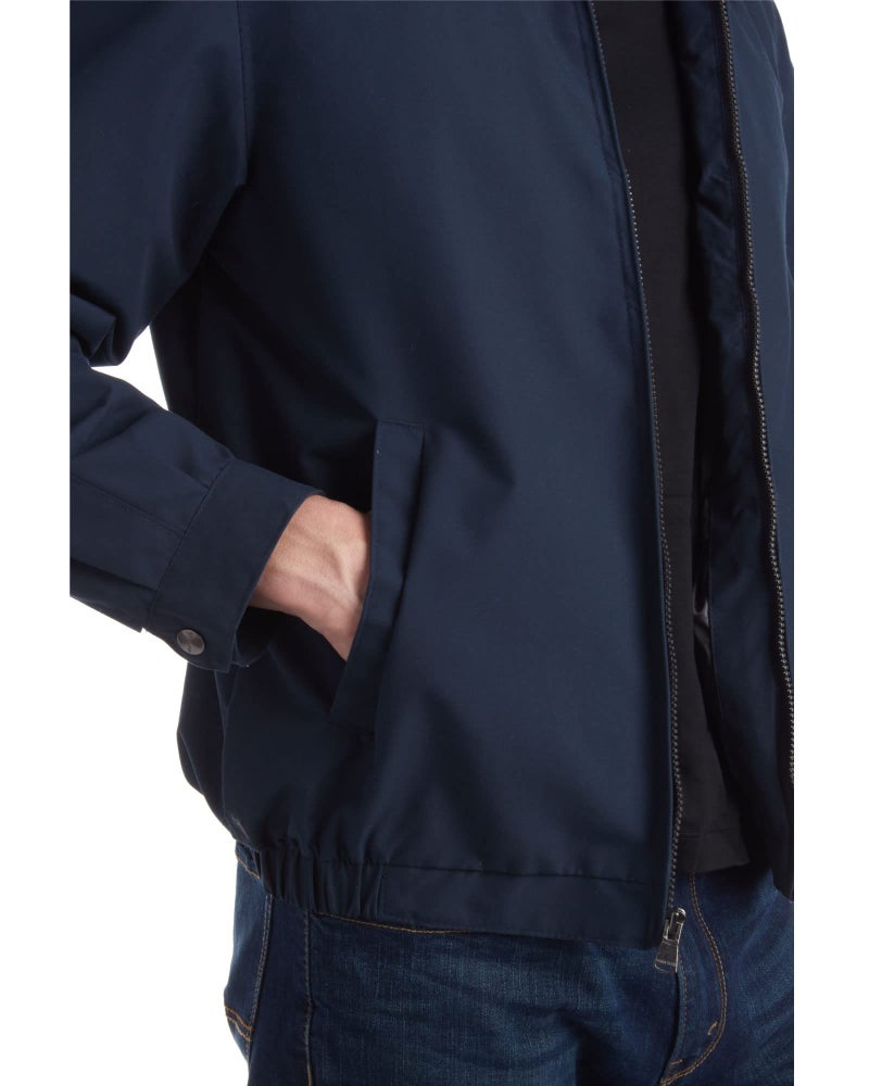 Perry Ellis Men's Golf Jacket - Lightweight Microfiber Water Resistant Windbreaker Jacket for Men with Cinched Waist (S-XL), Size Medium, Dark Sapphire - Image 5