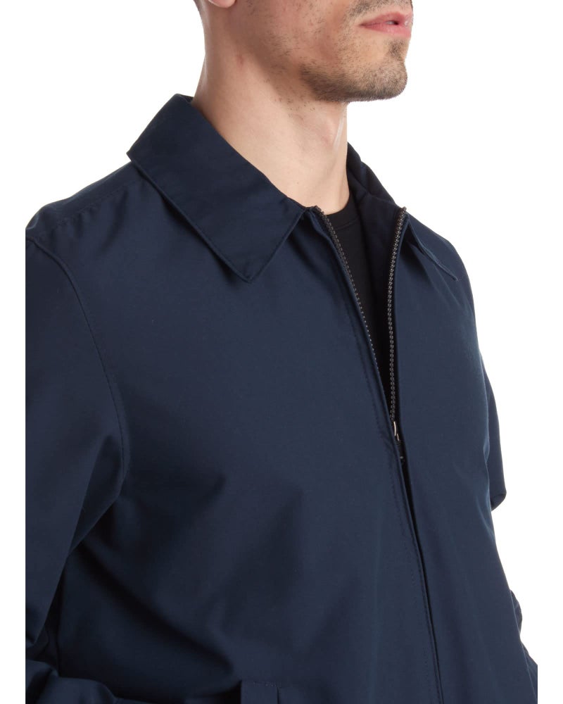 Perry Ellis Men's Golf Jacket - Lightweight Microfiber Water Resistant Windbreaker Jacket for Men with Cinched Waist (S-XL), Size Medium, Dark Sapphire - Image 3