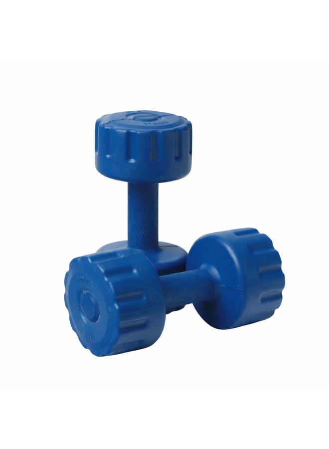 Elan PVC Dumbbell 2 Kg – Fixed Weight Fitness Dumbbell for Strength Training, Home Gym and Toning Exercise - Image 1