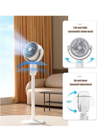 Silent Tower Fan With Remote Control Powerful Fan 360 Circulation Quiet And Powerful Floor Fan Smart Oscillating Fan 5 Wind Speeds 8 Speed Intelligent Timing Adjustable Height Standing Fan - pzsku/Z1810524BC2F56F2E7B4AZ/45/1748100795/efe3a918-ca74-44b8-8350-81a0930b5723