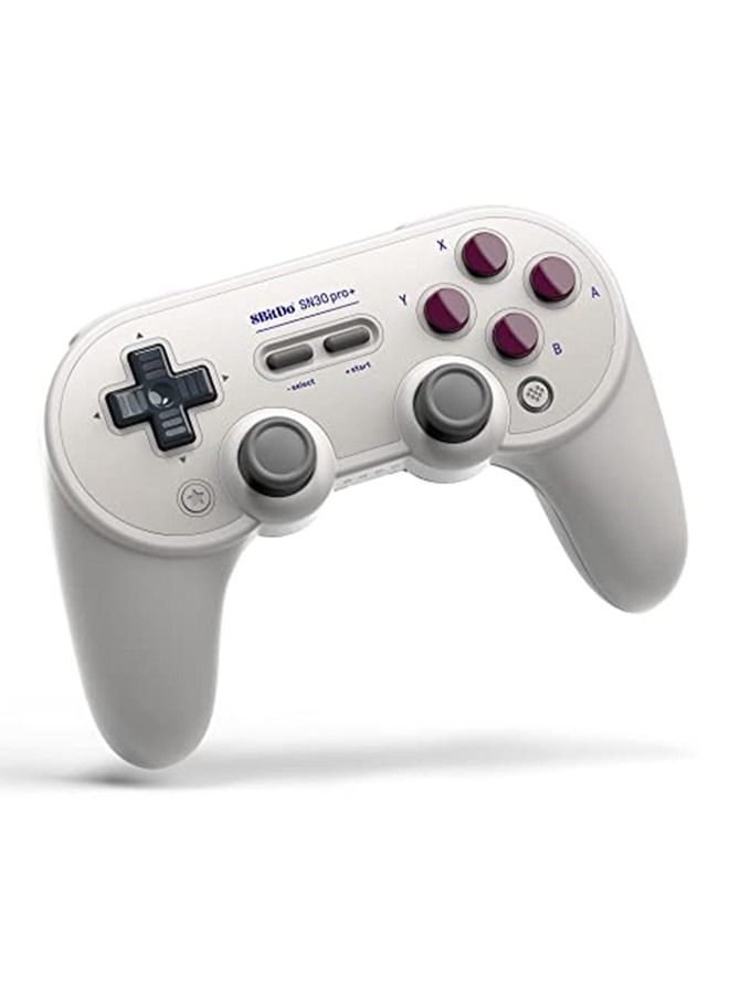 8Bitdo Sn30 Pro+ Bluetooth Controller Wireless Gamepad for Switch, PC, macOS, Android, Steam and Raspberry Pi (G Classic Edition) - Image 1