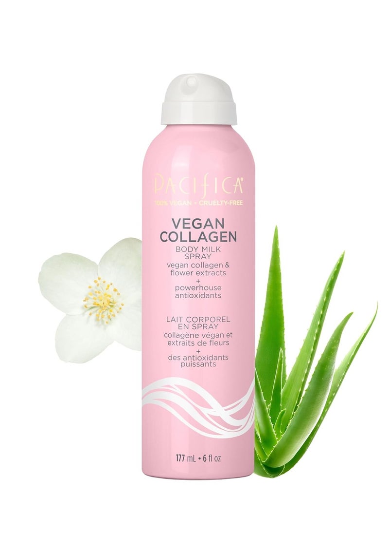 Pacifica - Pacifica Beauty Vegan Collagen Body Milk Spray, Bath and Body, Hydrating, Moisturizing, Body Lotion, Body Serum, Non Aerosol, For Dry Skin, Body Care, Skin Care, 6 fl oz (1 Count) - Image 1