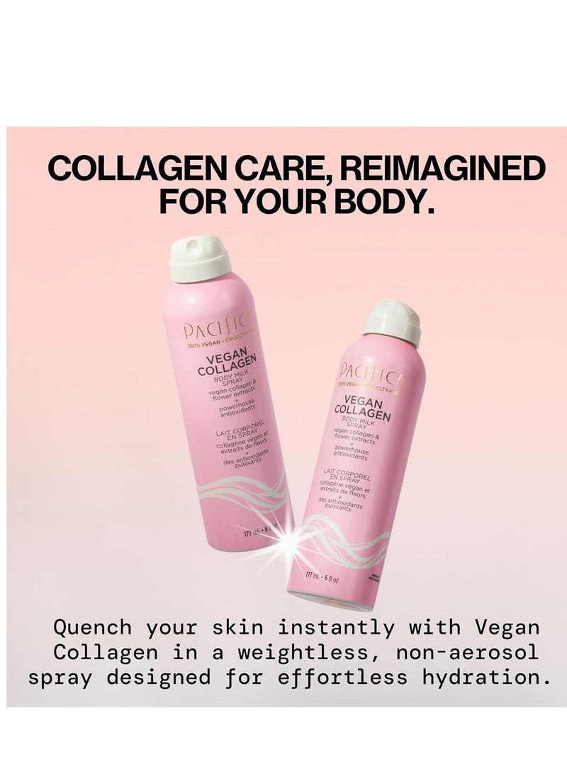 Pacifica - Pacifica Beauty Vegan Collagen Body Milk Spray, Bath and Body, Hydrating, Moisturizing, Body Lotion, Body Serum, Non Aerosol, For Dry Skin, Body Care, Skin Care, 6 fl oz (1 Count) - Image 1