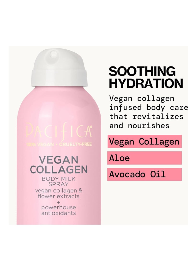 Pacifica - Pacifica Beauty Vegan Collagen Body Milk Spray, Bath and Body, Hydrating, Moisturizing, Body Lotion, Body Serum, Non Aerosol, For Dry Skin, Body Care, Skin Care, 6 fl oz (1 Count) - Image 1