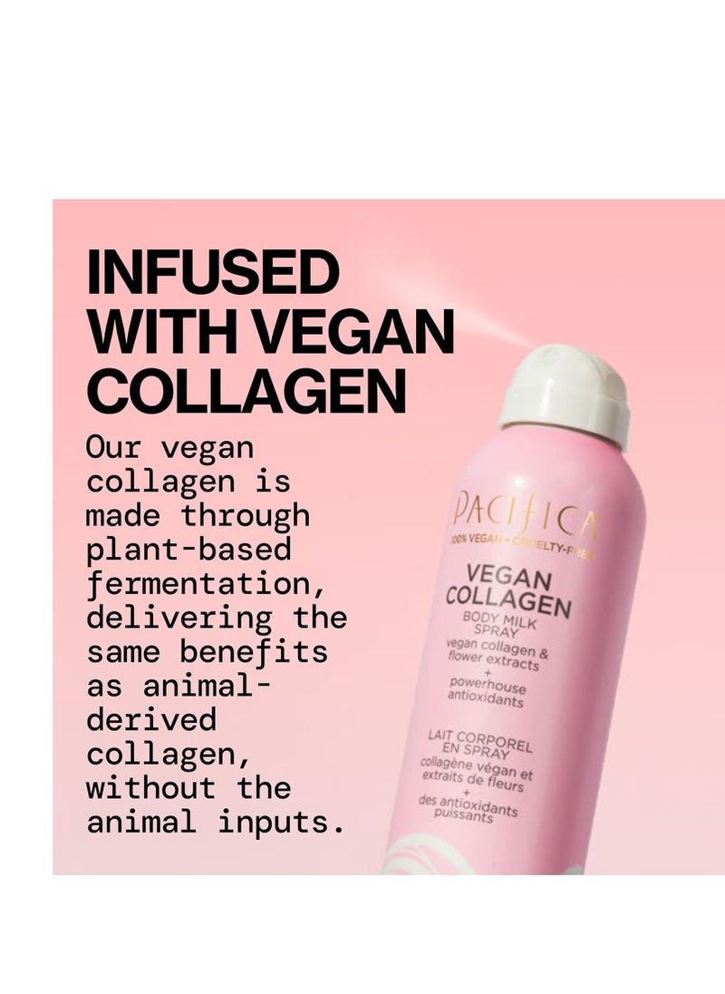 Pacifica - Pacifica Beauty Vegan Collagen Body Milk Spray, Bath and Body, Hydrating, Moisturizing, Body Lotion, Body Serum, Non Aerosol, For Dry Skin, Body Care, Skin Care, 6 fl oz (1 Count) - Image 1