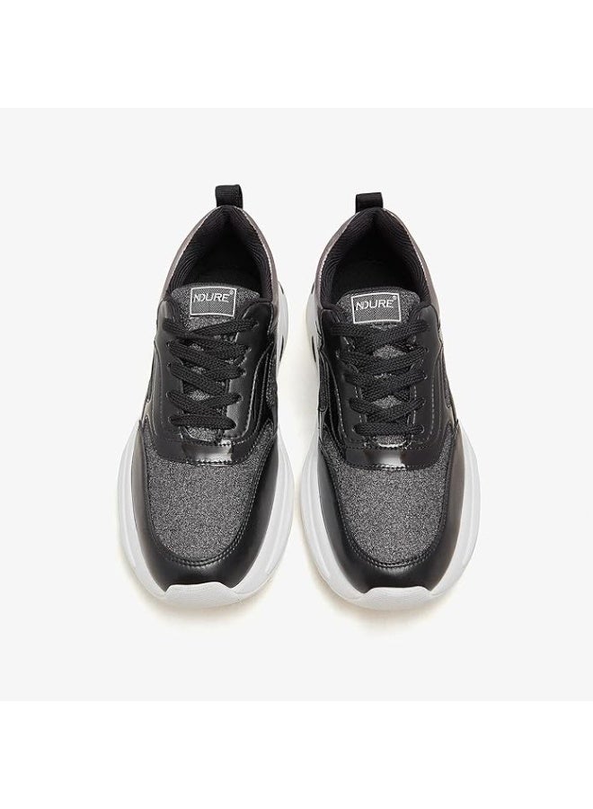 نديور حذاء سنيكرز نسائي سميك من NDURE - Image 2