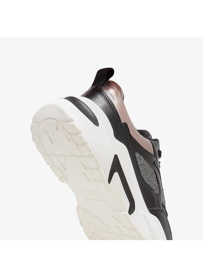 نديور حذاء سنيكرز نسائي سميك من NDURE - Image 5